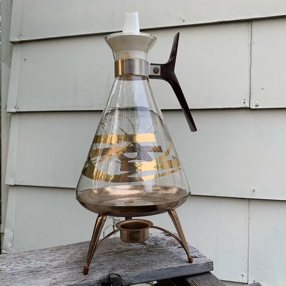 Vintage Other - Vintage coffee carafe with warmer - Inland Glass